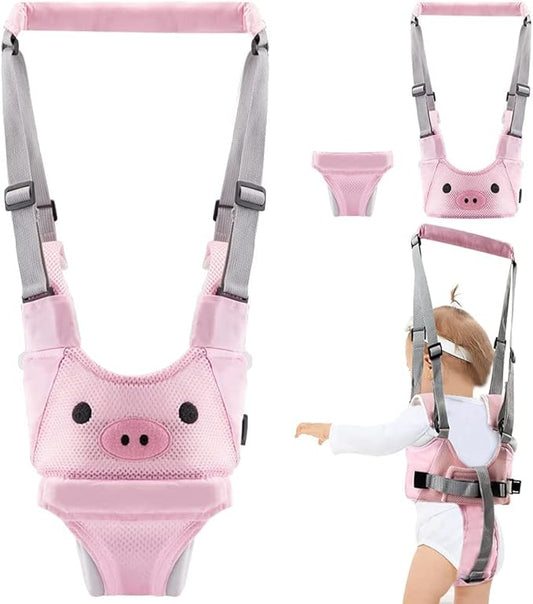 Baby Walking Helper, Adjustable Baby Walking Assistant Toddler and Walking Learning Helper Infant Walking Belt, Detachable Toddler Walking Harness for 6-36 Months Baby Infant Toddler Kids (B)