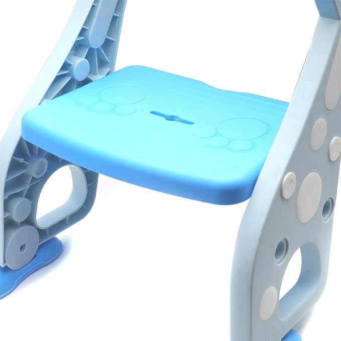 Giffgaff Potty Training Toilet Ladder Seat With Upgraded Cushion Step Stool Ladder Toilet Trainer for Baby Toddler Kids Children In Green