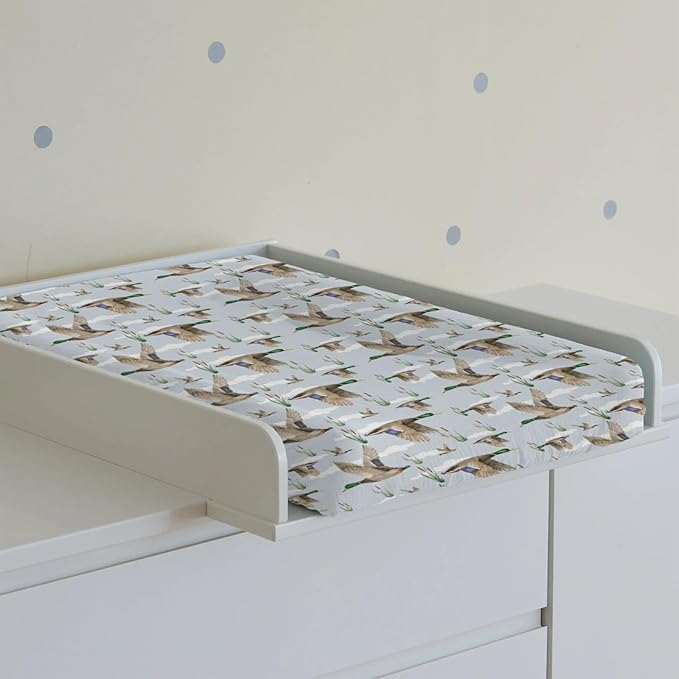 Changing Pad Cover for Baby Girls Boys, 32"/34" x 16" Safe Snug Diaper Change Table Pad Covers, Soft Stretchy Changing Pad Sheets Duck Hunting Mallard Hunter Theme Nursery Decor
