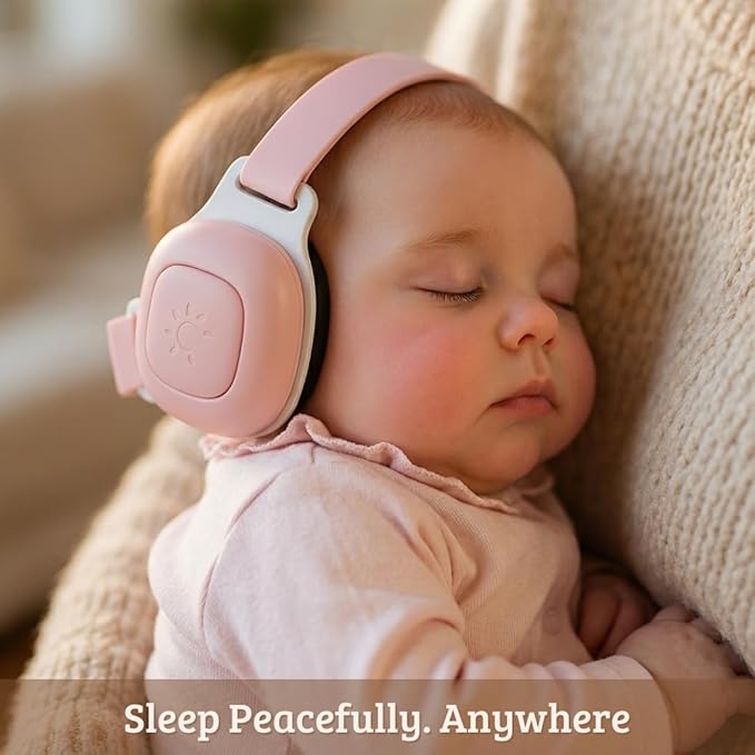 Baby Noise Cancelling Headphones – Infant & Toddler Ear Muffs 24 dB – Hearing Protection – Adjustable Newborn Ear Defenders.
