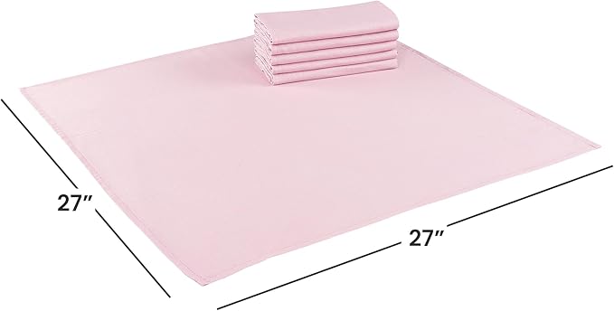 Deluxe 100% Natural Cotton Birdseye Cloth Diapers for Babies - Absorbent Cloth Diapers Burp Cloths - Pink - 6 Pack