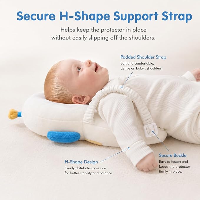 Baby Walker Head Protector BackpackToddler Adjustable Baby Head Protection Backpack (Style P)