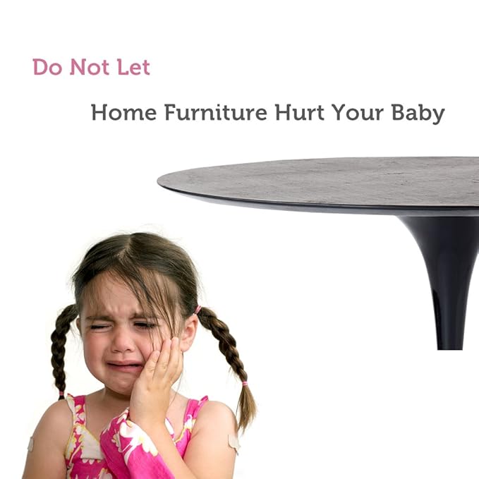 Glass Table Protector Bumper,6.6ft / 2m U Type Corner Cushion Round Coffee Desk Home Safty 1st,Baby Guard,Kid Children Proof (Brown)