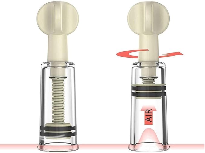 Breastfeeding Nipple Corrector for Flat or Inverted Nipples, Gentle Silicone Nursing Aid for Lactating Moms, Reusable Suction Cups for Nipple Care (6 Cup)