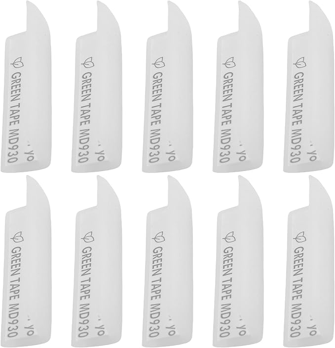10 Pcs Vintage Greek Key Pattern Edge Guards Self Adhesive Silicone Corner Protectors Safety Baseboard Corner Blocks Decotive Proofing Corner Cushion for Wall, Furniture & Sharp Corners - White
