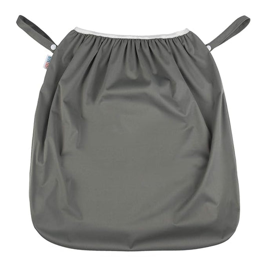 ALVABABY Reusable Diaper Pail Liner for Cloth Diaper,Rubbish Bag,Laundry,Kitchen Garbage Cans (Black Grey, Small Size：5 Gallon) LLS-B2629
