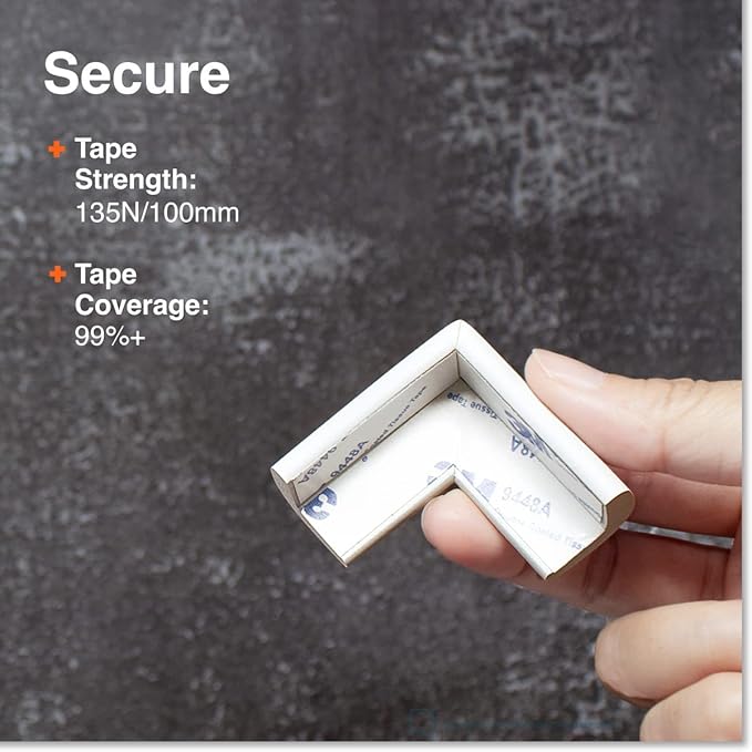 Slim-Fit 18ft Edge 16 Corners - Bundle & Save - RovingCove Slimfit Edge Corner Guards, Oyster White