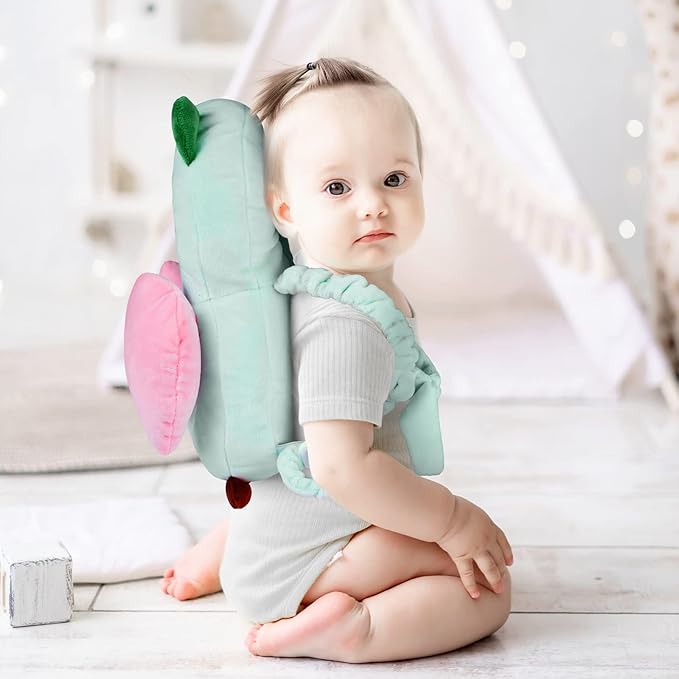 Baby Toddler Walker Head Protector Backpack Adjustable Wear Head Protection Safety Pad Backpack Baby Toddler & Walker Walking & Crawling Cute Owl MTY