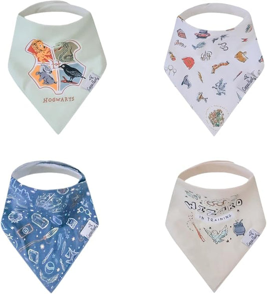 Copper Pearl Baby Bandana Bibs, 4 Pack