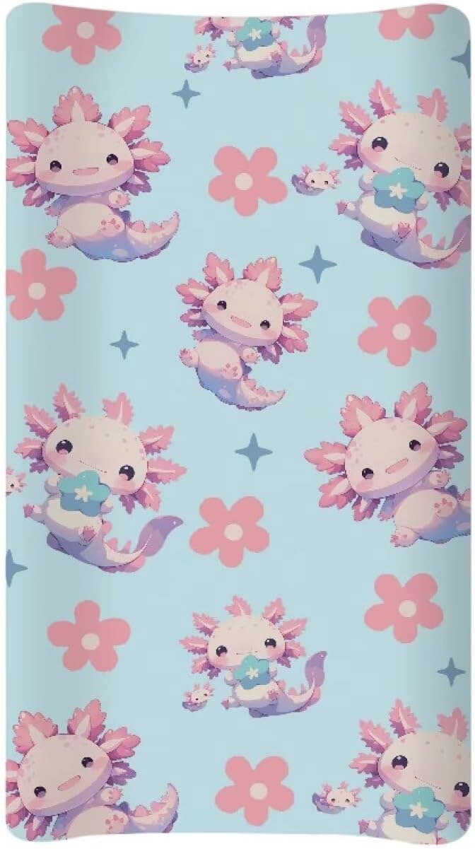 Changing Pad Covers for Boys Girls Carddle Sheet Set for Baby Boys Girls Breathable & Washable Cover