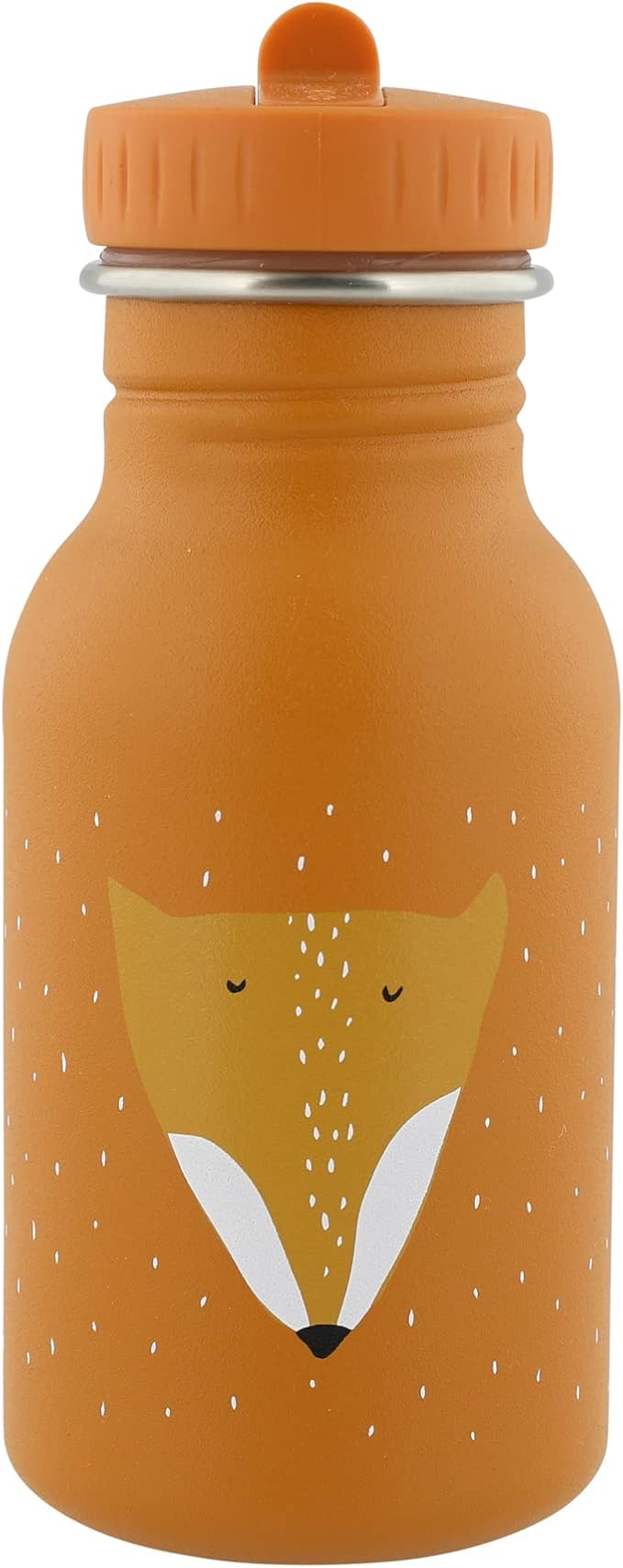 Trixie - Stainless Steel Water Bottle for Kids Fox 350ml