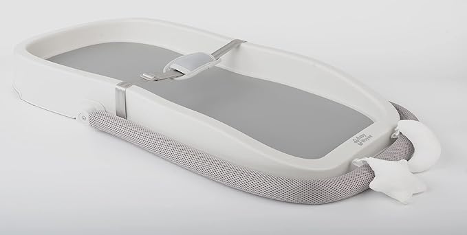 Duraking Pro 4 in 1 Baby Changing pad Washable Portable Diaper Toy bar Changing Tray Non-Slip no Stain Waterproof Changing Table (Gray)