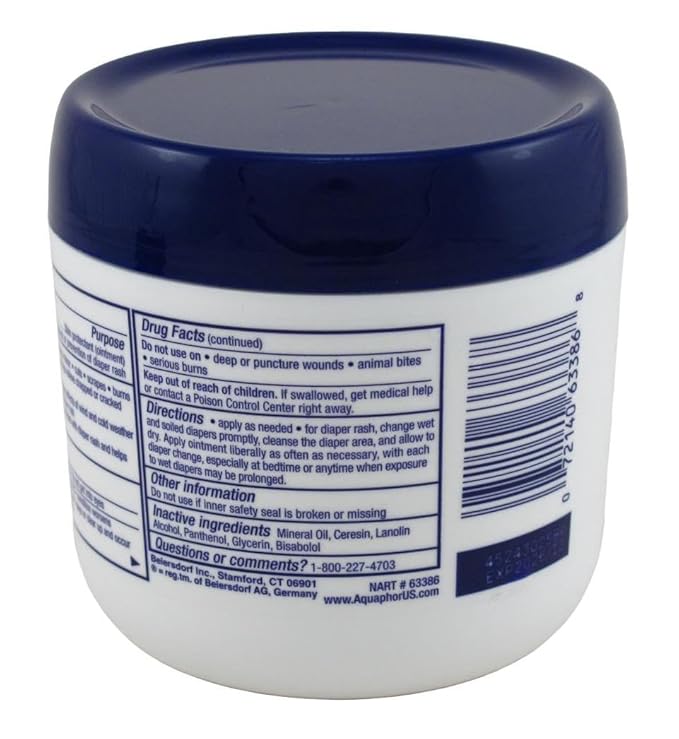 Aquaphor Baby Healing Ointment Advanced Therapy 14 Ounce Jar (Pack of 6)