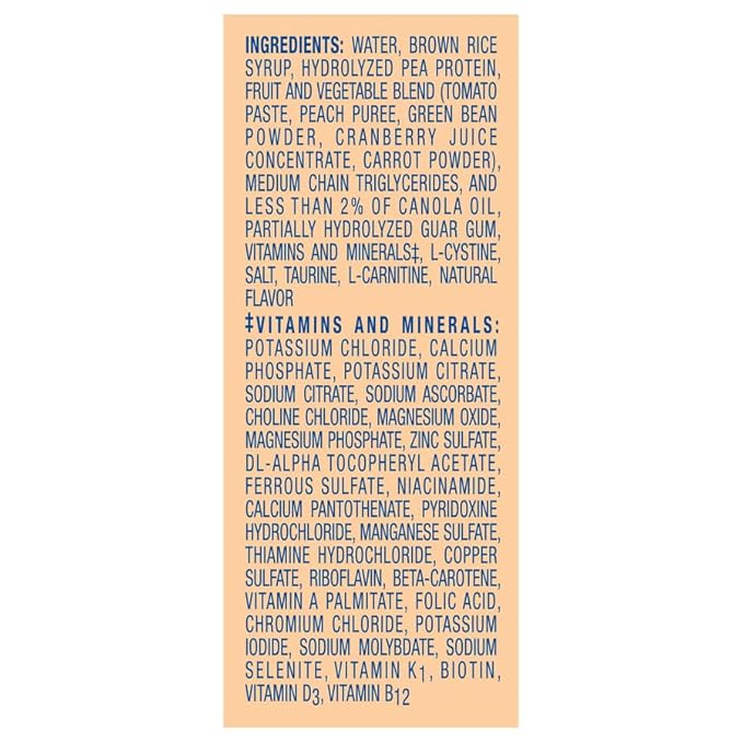 Nestle Compleat Peptide 1.5 Oral Supplement Vegetable/Fruit Flavor 8.45 oz Carton 24 Ct