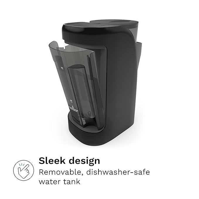 Baby Brezza Formula Pro Advanced Formula Dispenser Machine - Automatically Mix a Warm Formula Bottle Instantly - Easily Make Bottle with Automatic Powder Blending, Charcoal