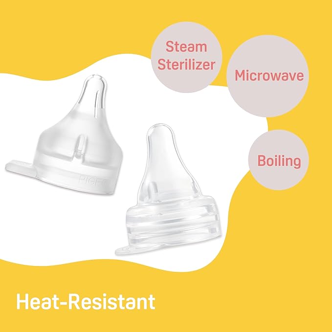 Pigeon Preemie Silicone Nipple(WS-2), 1 Count, Please Use It Under The Guidance of a Pediatrician