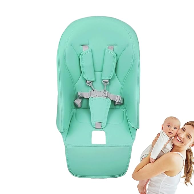 High Chair Cushion Replacement, PU Leather Baby High Chair Cover, Non-Slip Baby Dining Chair Cover Seat Padded Cushion for Pegs Pere_go, Siesta Zero3