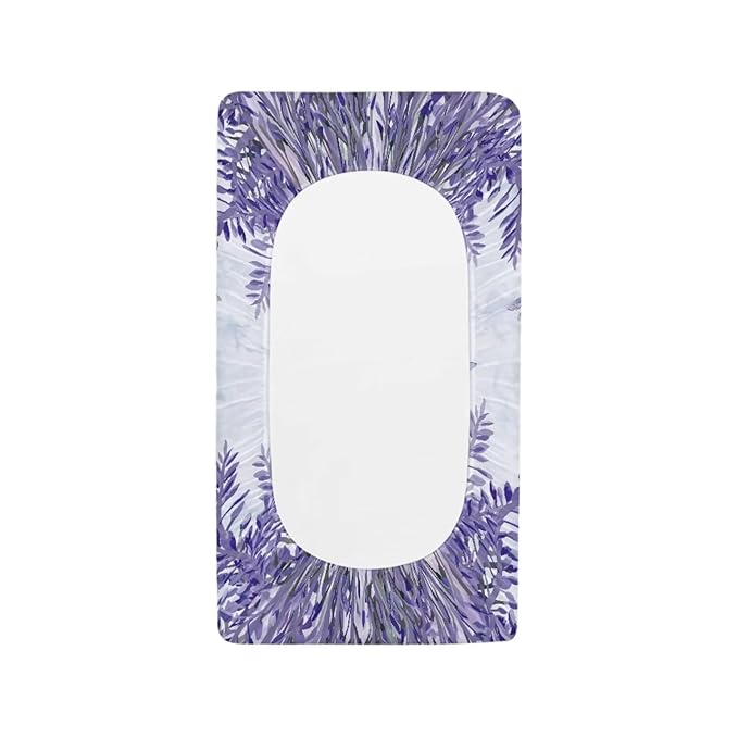 Microfiber Diaper Changing Table Sheets for Infants and Toddles Purple Dragonfly Lavender Baby Changing Pad Cover Soft Breathable