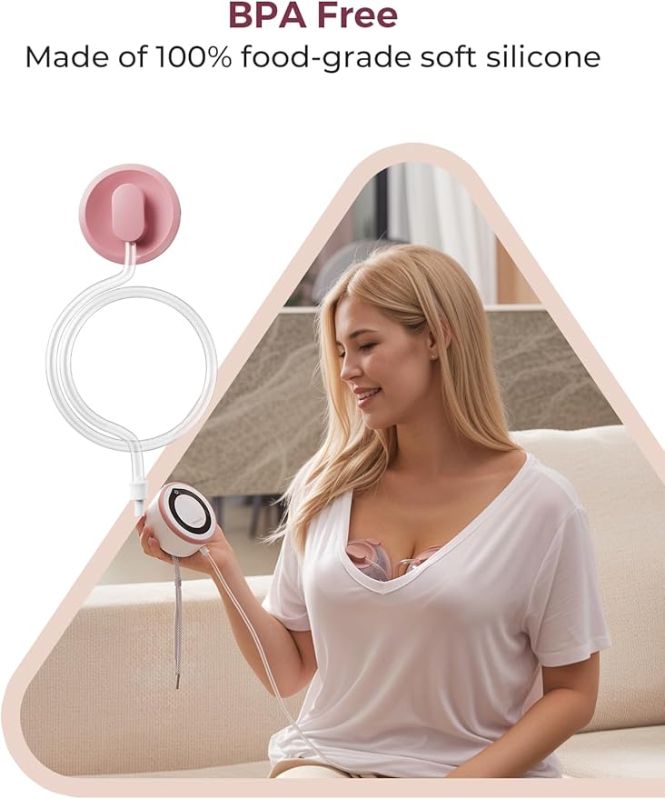 Momcozy Replacement Tubing of Single Pumping Only for Momcozy V1 Pro/V2 Pro. Original V1 Pro/V2 Pro Breast Pump Replacement Accessories, 1 Pack