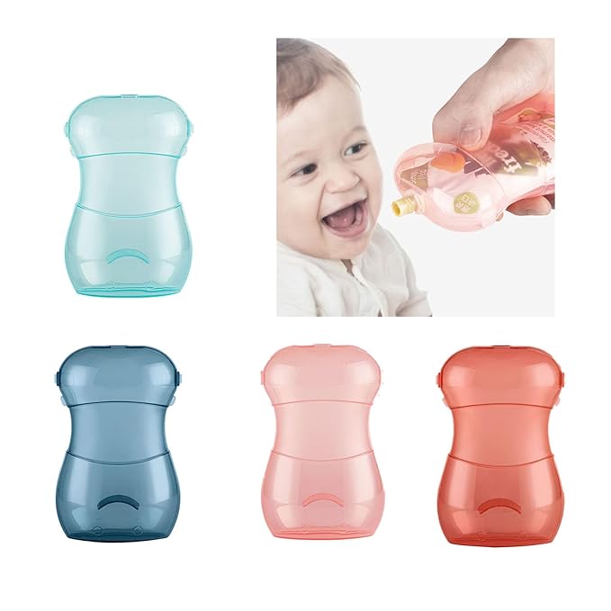 Squeeze Proof Holder Pouch Holder for Baby Toddlers Squeeze Pouches Refillable Holder for Most Baby Mess Free Pouch Holder Pouch Holder Refillable Holder for Most Baby