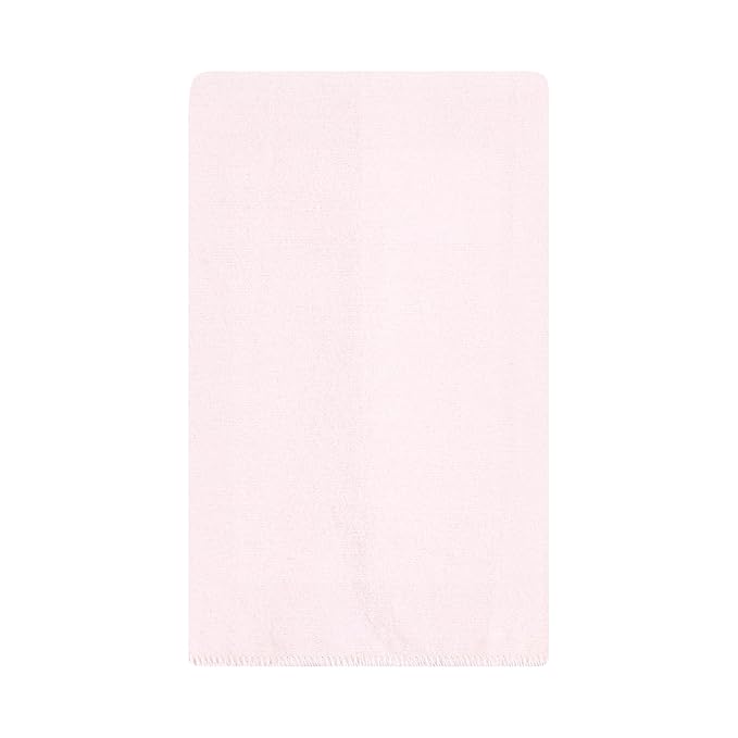 Hudson Baby Unisex Baby Flannel Burp Cloth 10pk, Pink Honey Bunny, One Size