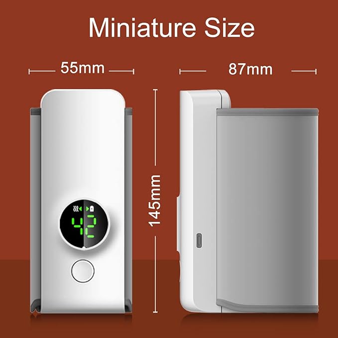 Bottle Buddy Bottle Warmer, Hugwarm Bottle Warmer, Bottle Warm Baby Bottle Warmer with LCD Display, Bottle Warmer On The Go, just for Keep Milk Warm NOT for Heat Up from Cold (1)