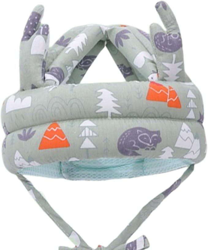 Baby Helmet, Baby Adjustable Helmet, Lightweight and Soft, No Bumps Safety Head Cushion Bumper Bonnet, Adjustable Protective Cap Child Safety Headguard Hat for Running Walking Crawling