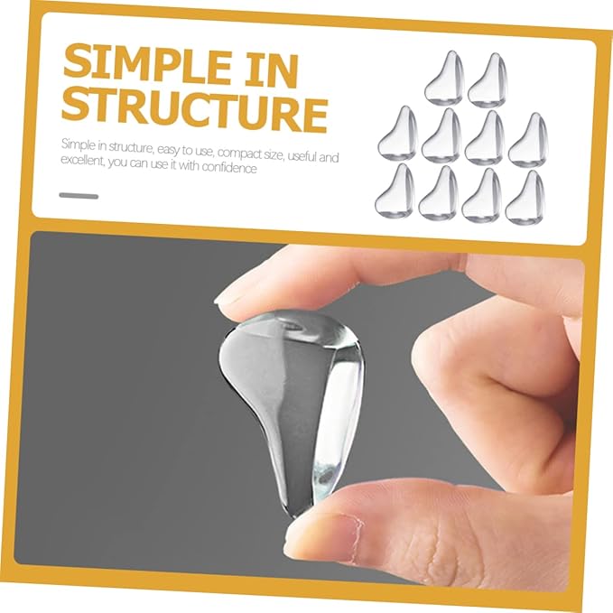 10Pcs Transparent Silicone Corner Protectors Baby Proof Furniture Edge Guards Self-Adhesive Safety Covers for Tables Cribs Desks 1.06In