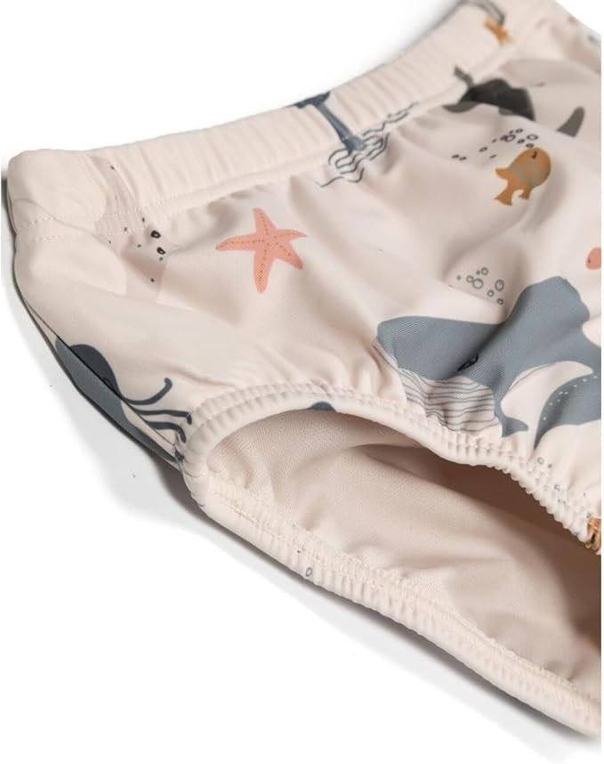 Infant Baby Boys Girl Swim Diaper Neutral Reusable Water Diaper Organic BPA Free Swim Pants Animal Swimsuit 9-12 Month