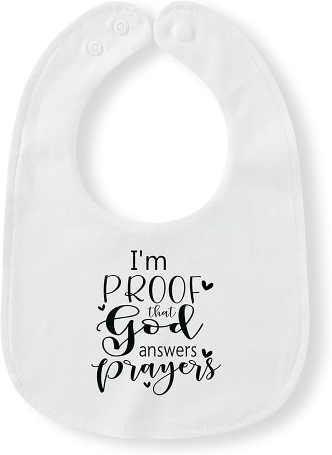 Cute Unisex-Baby Bib, Cotton Adjustable Waterproof Drooler, Birthday Gifts for Girls Boys 0-24 Months
