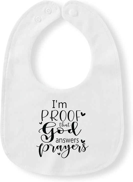 Cute Unisex-Baby Bib, Cotton Adjustable Waterproof Drooler, Birthday Gifts for Girls Boys 0-24 Months