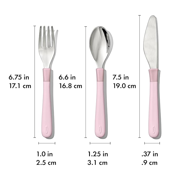 OXO Tot Cutlery for Big Kids - Blossom