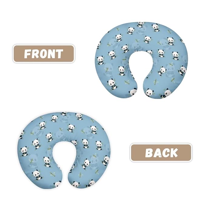 Panda Design Baby Nursing Pillow Cover Ultra Soft Comfortable Newborn Nursing Pillow Case Durable and Easy to Clean