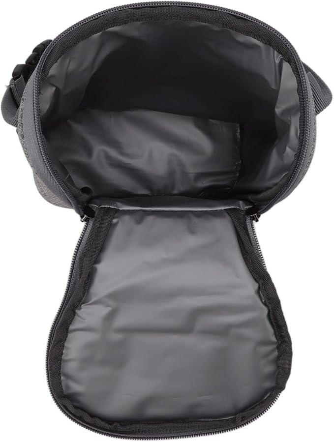Marhynchus Nylon Baby Bottle Thermal Bag Portable Waterproof Storage Tote Pouch for Outdoor (grey)