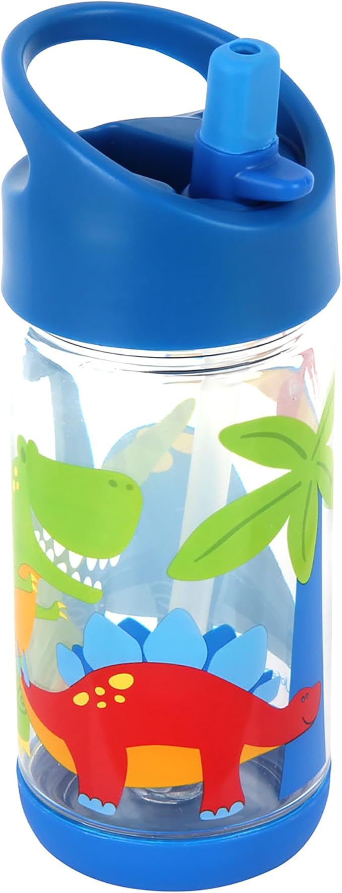 Stephen Joseph, Kids Flip Top Water Bottle, 10 oz Tritan BPA Free, Water Bottle for Girls & Boys, Back to School Flip Top Bottle, DINO