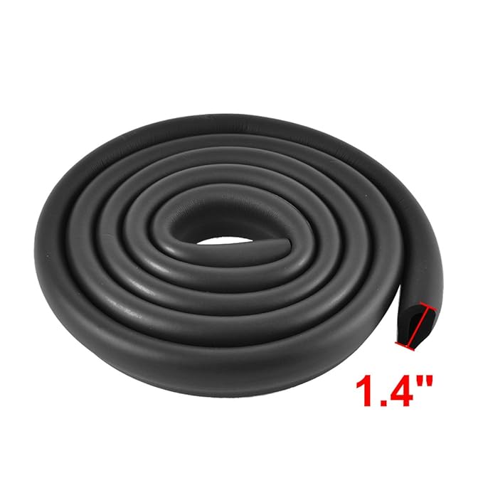uxcell® Table Corner Softener Safety Protection Cushion Guard 2M Long Black