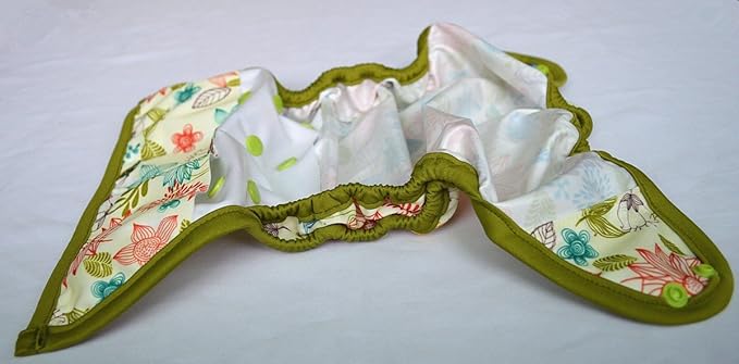 One Size Cloth Diaper Cover Snap with Double Gusset (Bloom)