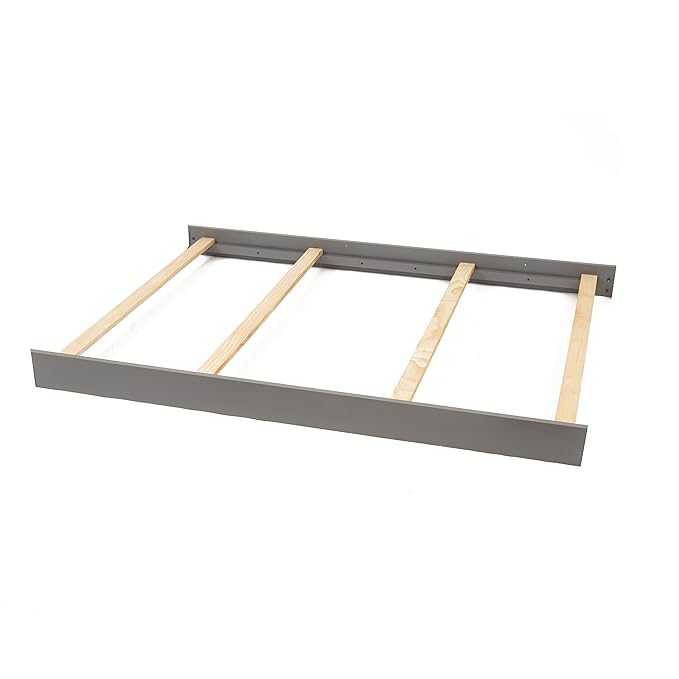 Full-Size Conversion Kit Bed Rails for Sorelle Crib & Changer Combos - Solid Wood - Toddler & Adult Bed Rail for Full-Size - Nursery Furniture (Model #1050, Weathered Grey - Princeton Crib & Changer)