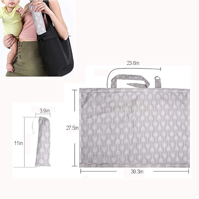 Nursing Covers for Breastfeeding,Lightweight Breathable Cotton Privacy Breast Feeding Cover with Adjustable Strap (Arrow)