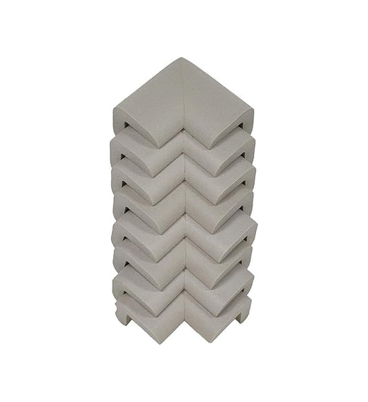 Kidkusion 8 Piece Corner Guards Cushion, Off White