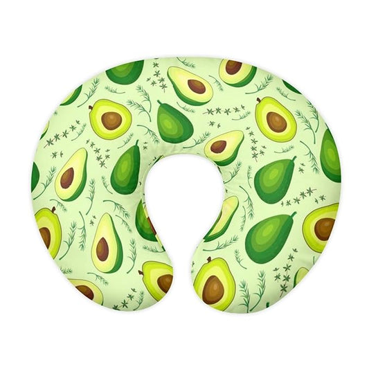 Forchrinse Green Avocado Nursing Pillow Cover for Girls Princess Nursing Pillow Slipcover for Breastfeeding Moms,Easy to Care
