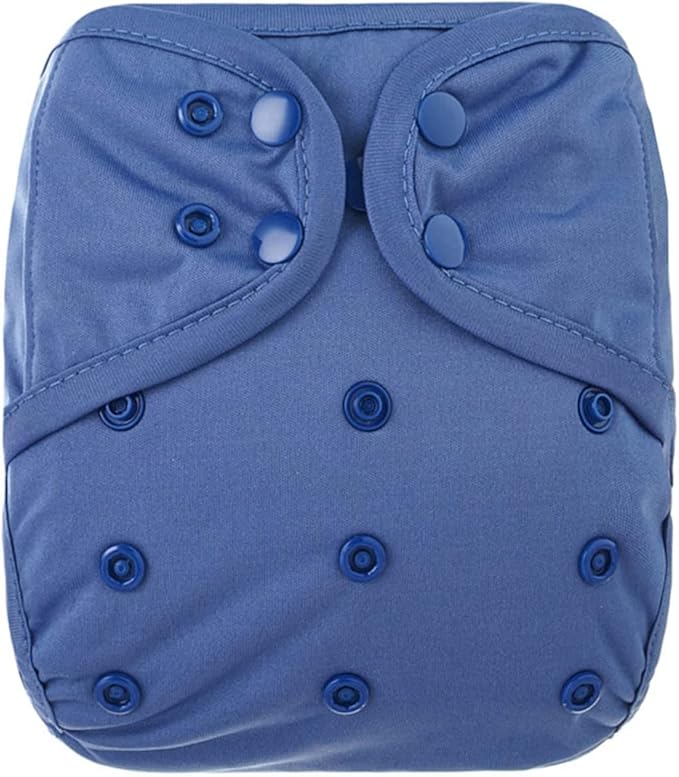 OsoCozy Economy Flat Cloth Diaper Package - 36 Unbleached Cotton Birdseye Weave Flat Diapers, 3 Snappi Diaper Fasteners, 4 OneSize Diaper Covers (NightSky, Midnight Blue, Tropical, Deep Red)