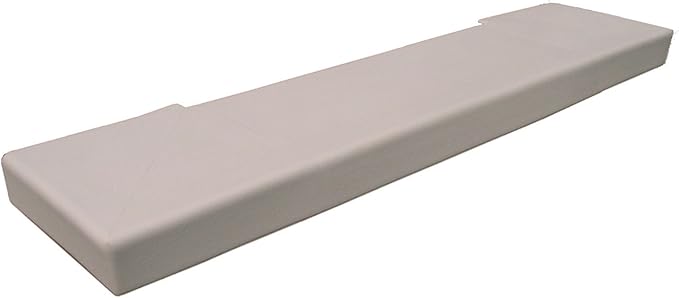 KidKusion Soft Seat Hearth Pad | Made in USA | Taupe | 90" x 14" | Fireplace and Hearth Protection
