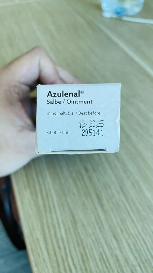 Azulenal Ointment with Guaiazulene | Wound and Healing Ointment for Diaper Rashes, Itches, Cuts, Burns, & Sore Nipples | Suitable for Use for Babies and Nursing Mothers | Made in Europe