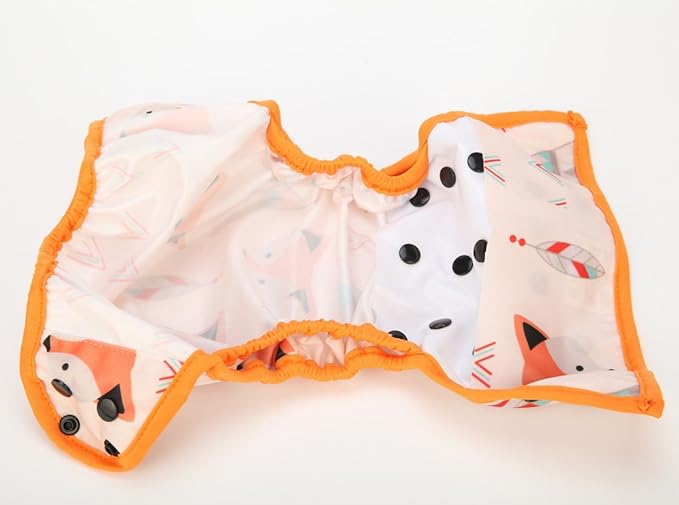 Baby Diaper Cover Nappy One Size 8lbs to 36lbs (Fox)