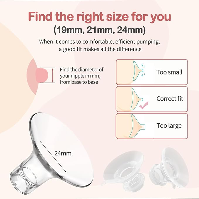 Saglve Breast Pumps,Double Electric Breast Pump Portable with 4 Modes & 9 Levels,320mmHg Strong Suction,10 Breastmilk Storage Bags,2 Size Flanges,LED Display,Rechargeable Portable Pump Breastfeeding