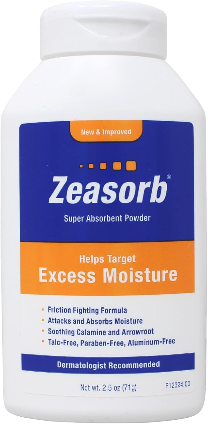Zeasorb Prevention Super Absorbent Powder - 2.5 oz, Pack of 6