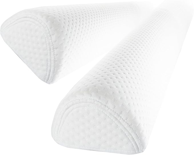 BBjixiang Toddler Bed Bumper, Foam Bed Rail for Toddlers, Bed Rail Bumper for Twin, Full, Queen and King Beds with Washable Cover 2-Pack