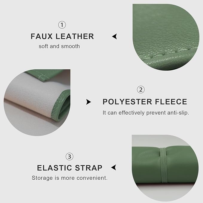 Wipeable Changing Pad for Baby, Dusty Pink Diaper Changing Mat for Baby Travel or Home, Foldable Mat Fits Perfectly in Diaper Bag (67-05)