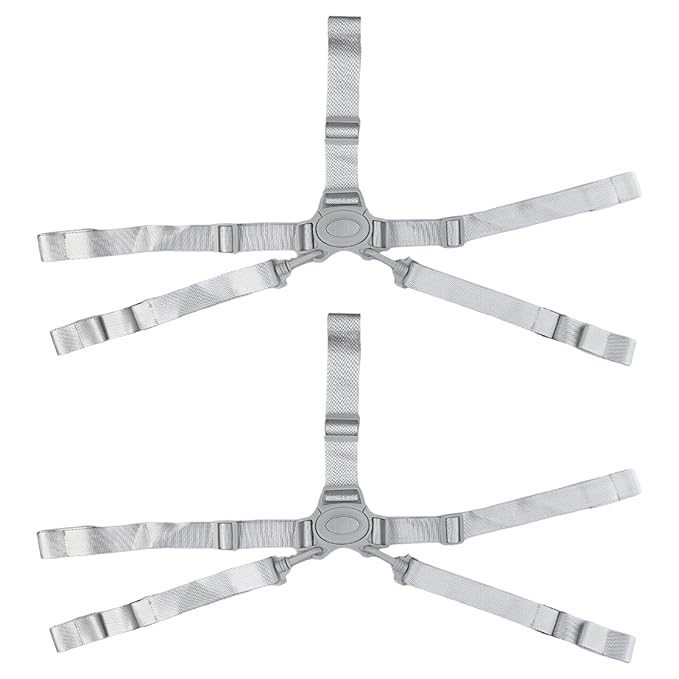 Universal High Chair Straps, 5 Point Baby Safety Strap Belt Adjustable Harness Baby Safety Strap Belt for Stroller Pushchair